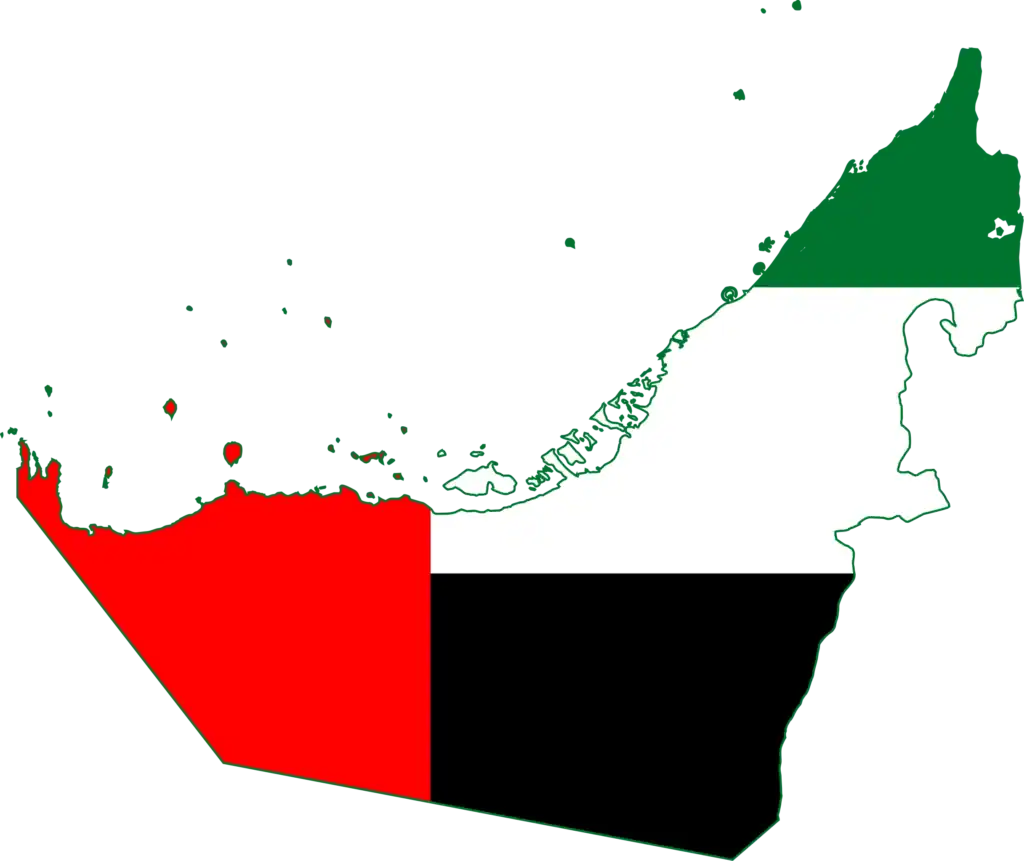 UAE map