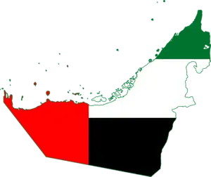 UAE map