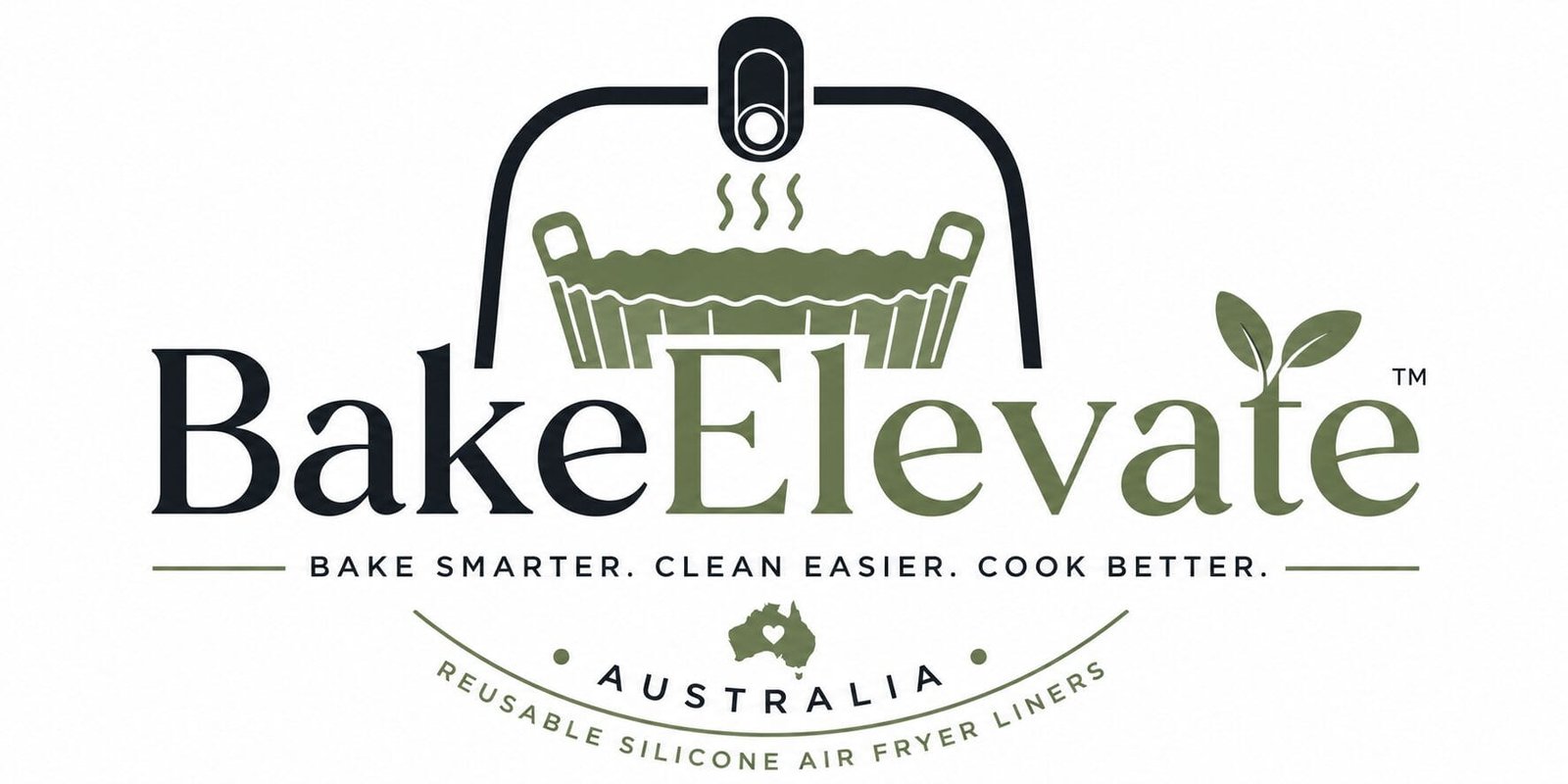 BakeElevate Australia silicone air fryer liners brand for reusable air fryer basket protection