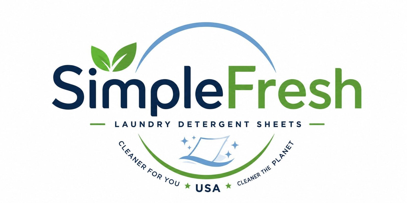 SimpleFresh USA laundry detergent sheets brand for fragrance free biodegradable laundry sheets