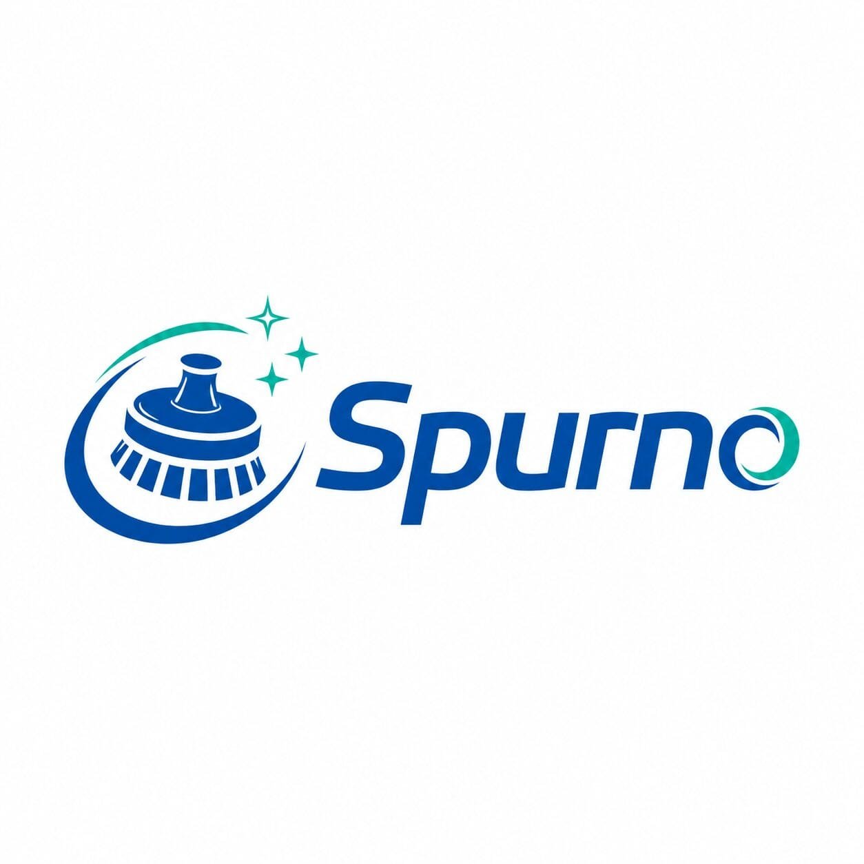 Spurno electric scrubber brush brand logo for replacement brush heads and cleaning accessories