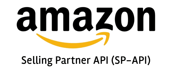 Amazon SP API marketplace automation logo for seller data integration and eCommerce workflows