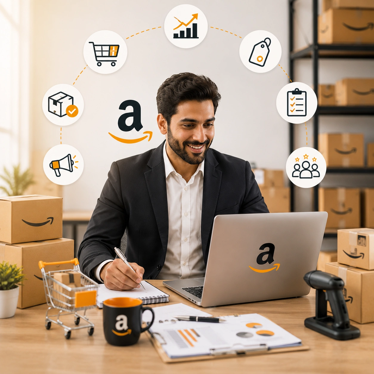 Essential next steps after Amazon seller account approval to launch, optimize, and grow a successful Amazon business.
