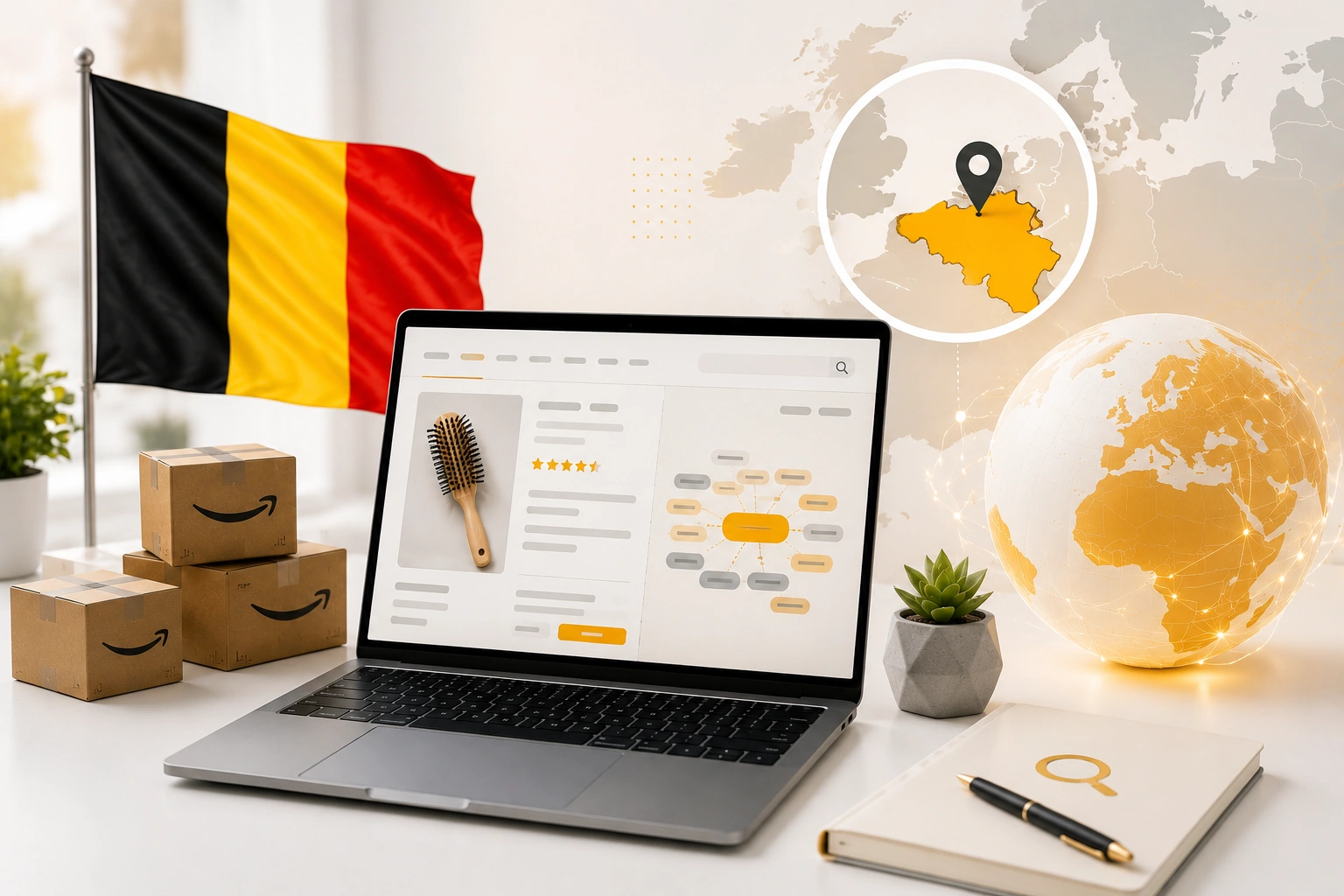 Amazon Agency Belgium helping businesses grow on Amazon Belgium with listing optimization, PPC management, and marketplace support
