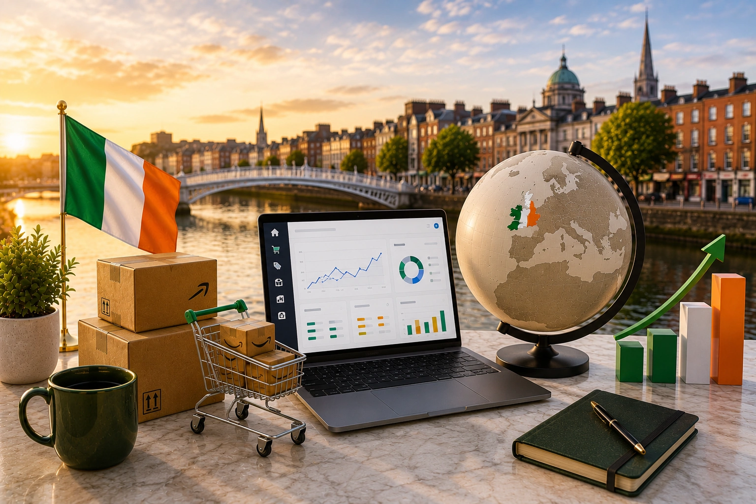 Amazon Agency Ireland providing seller account setup, listing optimization, PPC management, and marketplace growth services