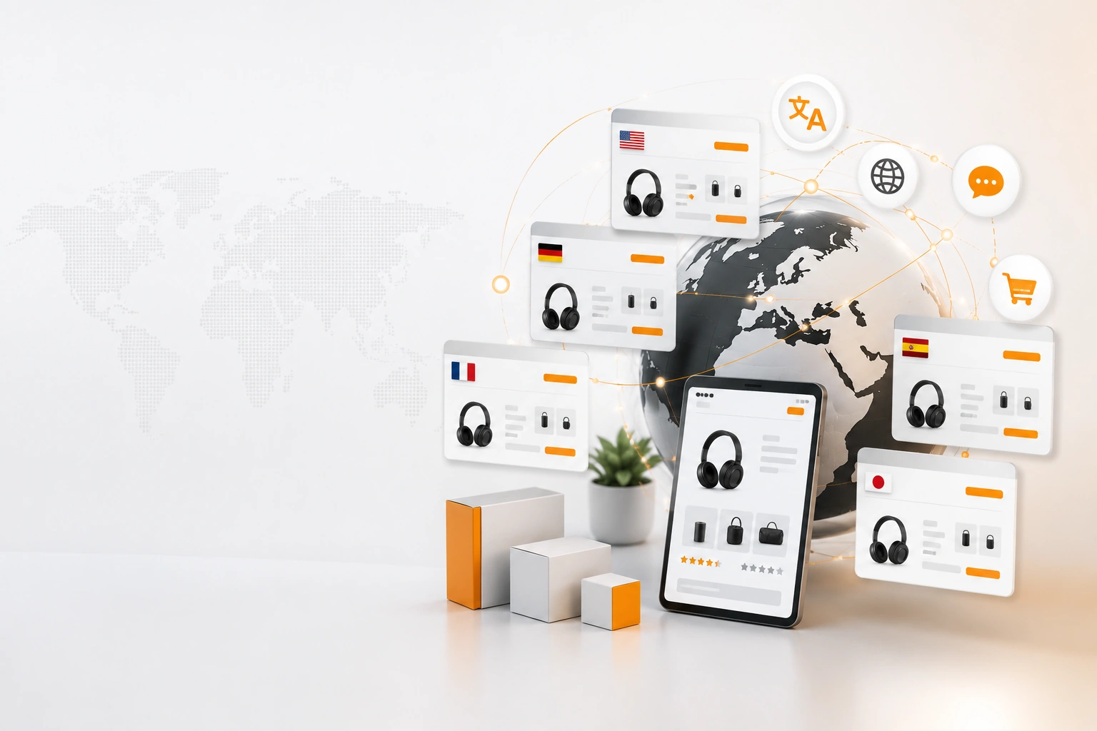 Amazon Multilingual Listing Services with multilingual product listings, global marketplaces, language localization, and international Amazon expansion