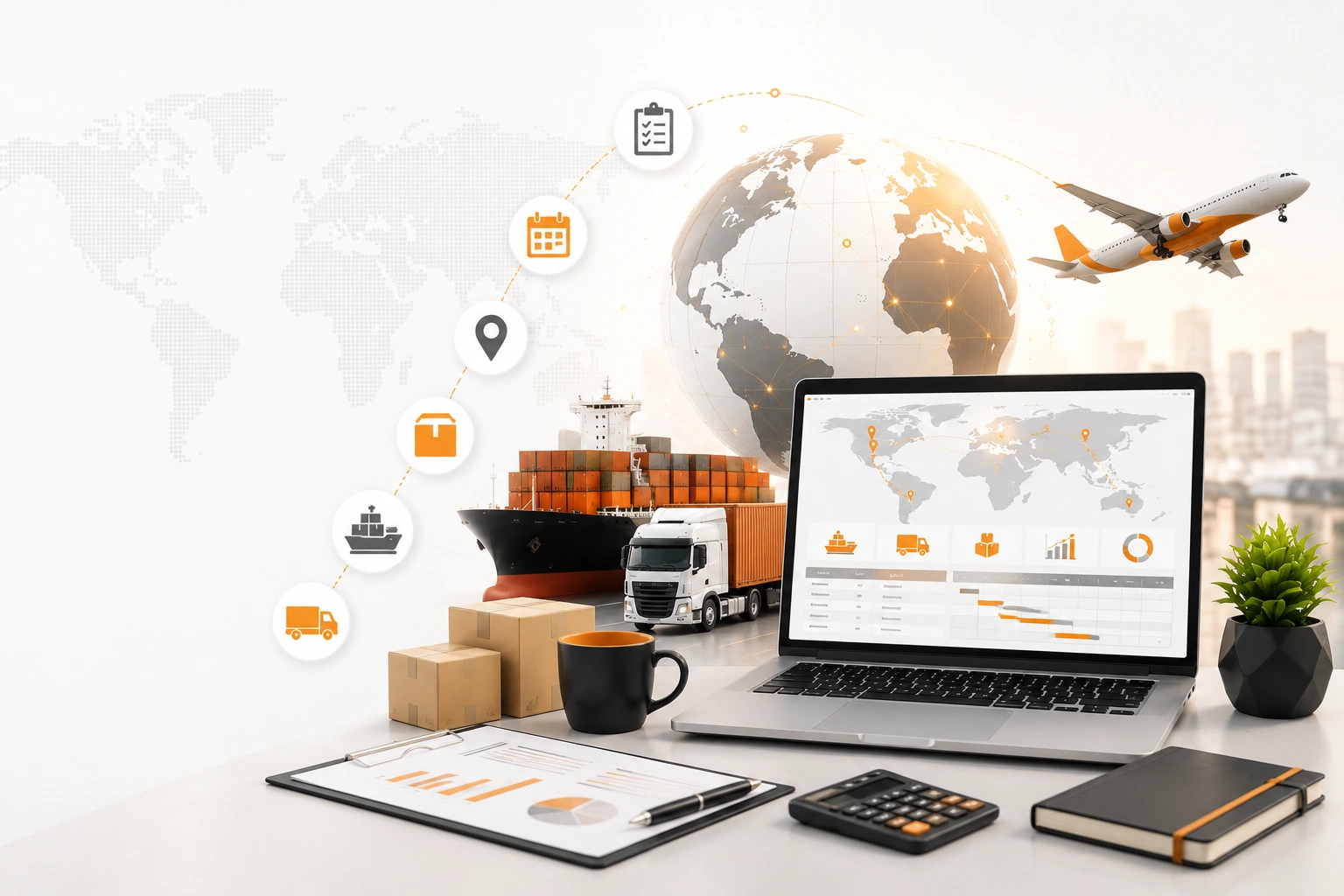 Amazon Shipment Planning with inventory cartons, warehouse logistics, pallet preparation, and FBA shipment coordination