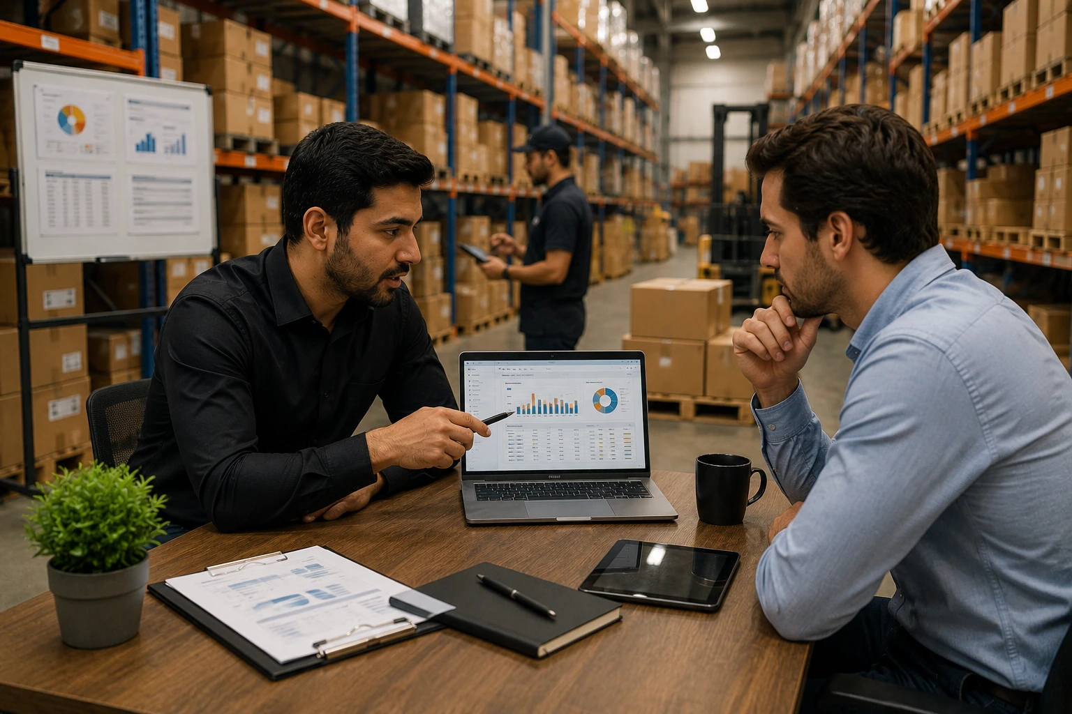 Amazon Inventory Management dashboard with warehouse inventory, stock tracking, and FBA replenishment planning