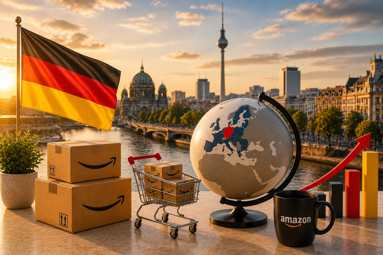 Amazon Agency Germany providing seller account setup, listing optimization, PPC management, and marketplace growth services