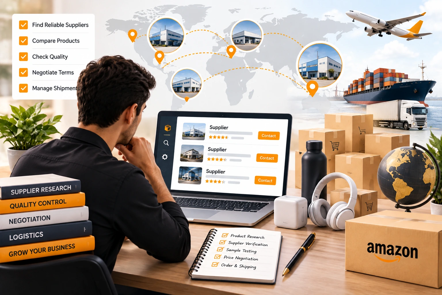 How to Find Suppliers and Manage Product Sourcing