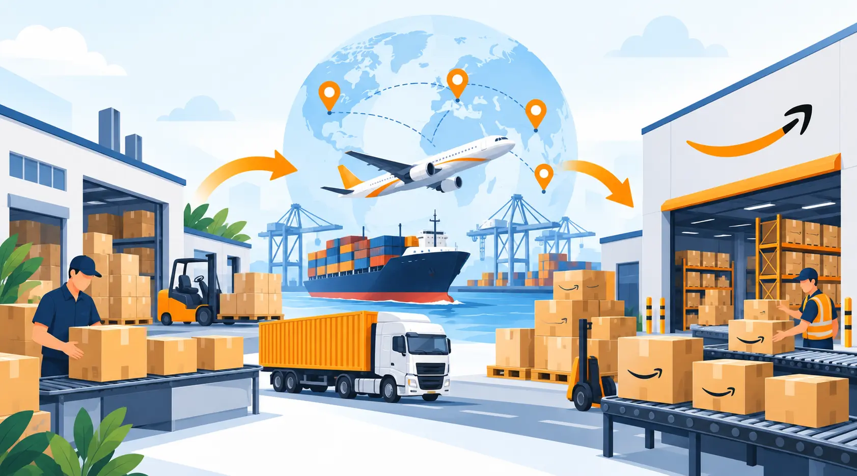How to Ship Products From Suppliers to Amazon FBA