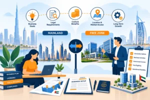 How to Choose Between Mainland and Free Zone Business Setup