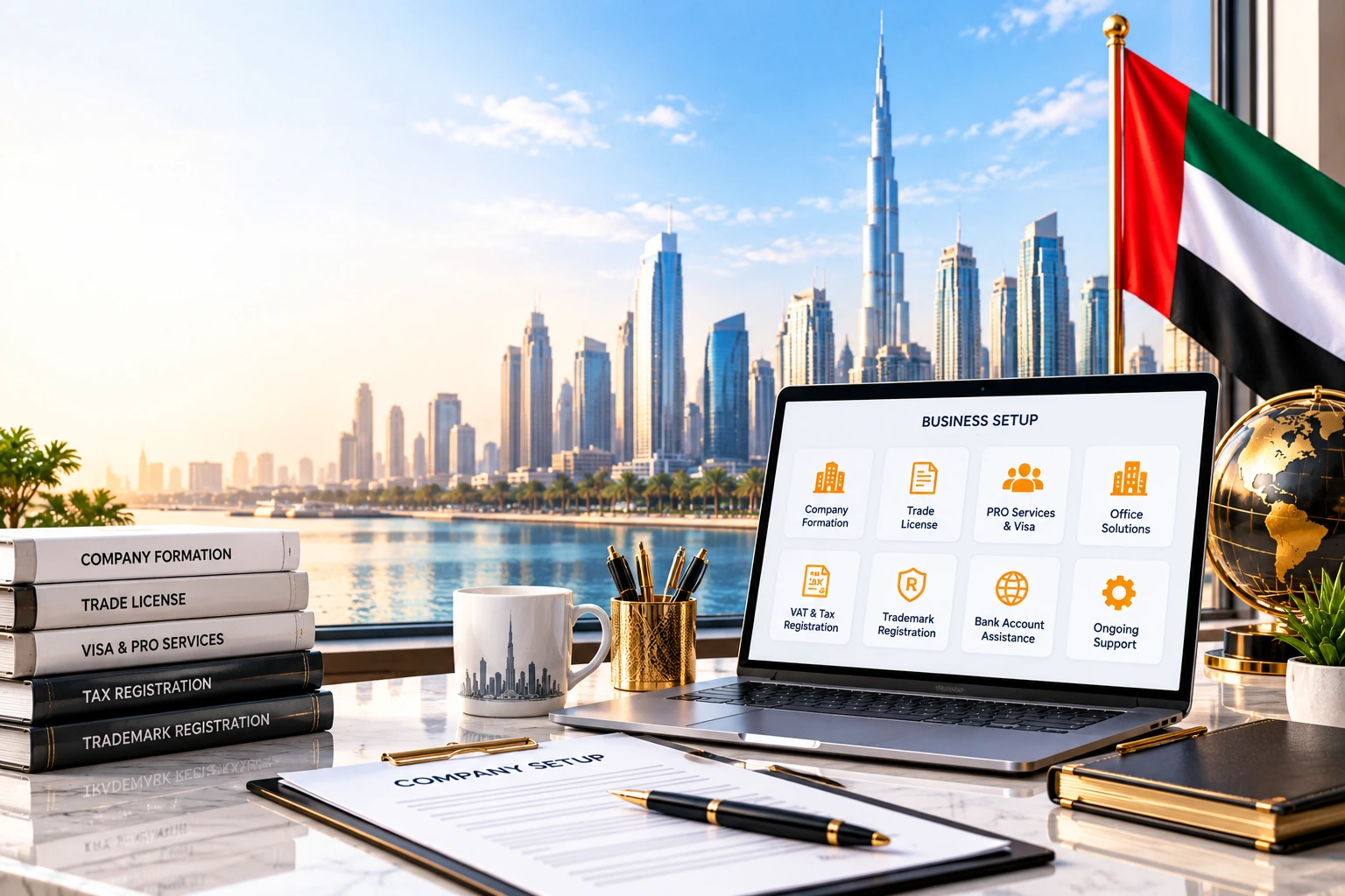 UAE Company Formation Services for Dubai Mainland and Free Zone Business Setup