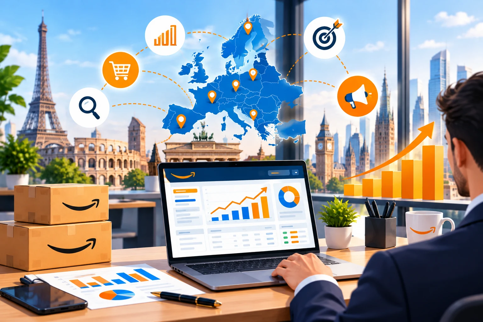 Amazon PPC Management Europe for Multilingual Advertising and Campaign Optimization