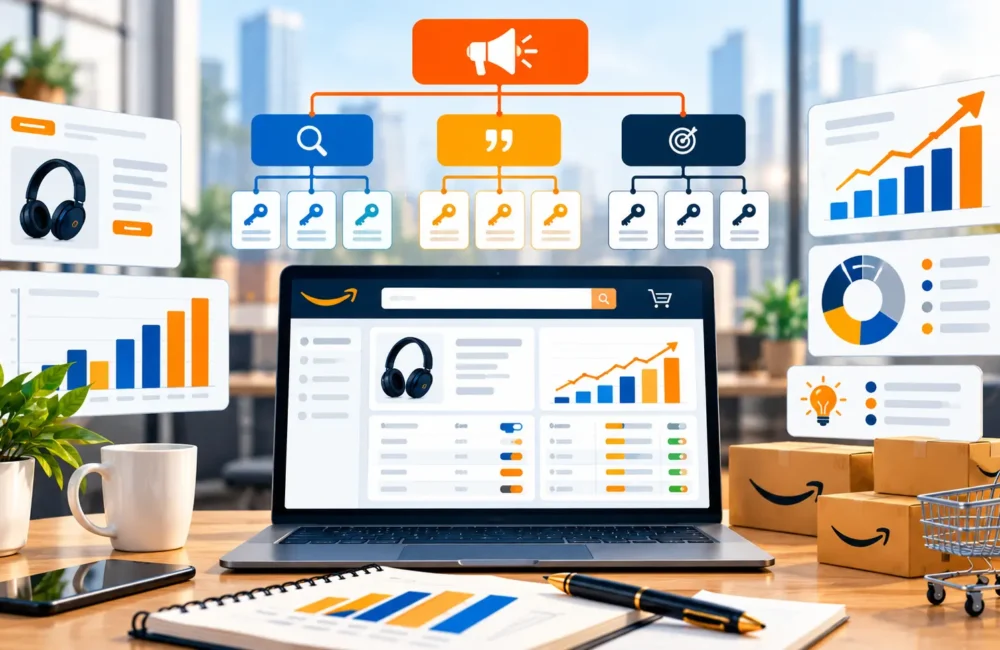 Amazon PPC Campaign Structure for Keyword Targeting and Advertising Optimization