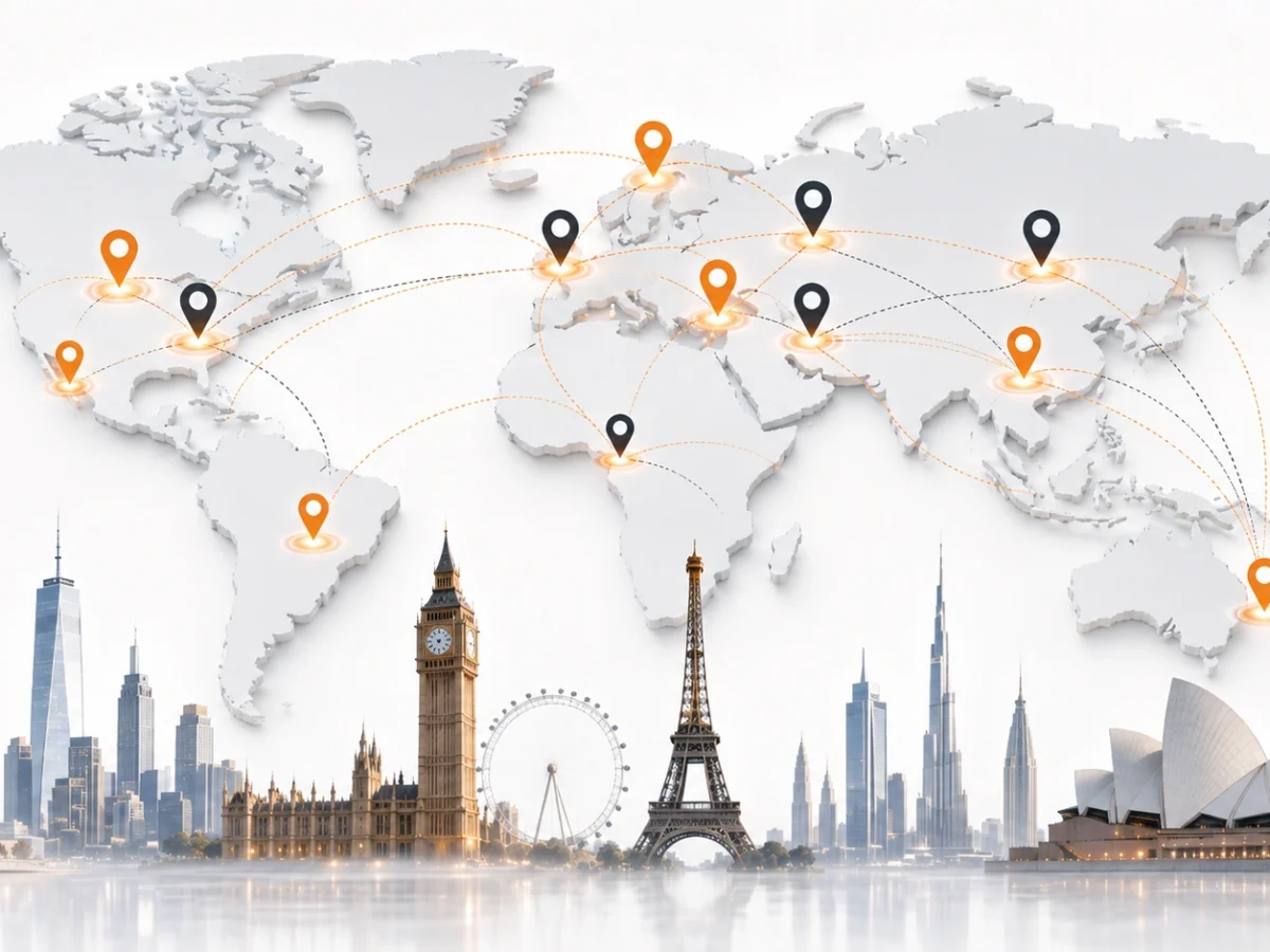 Global Amazon marketplace expansion and international eCommerce growth across multiple countries and regions.